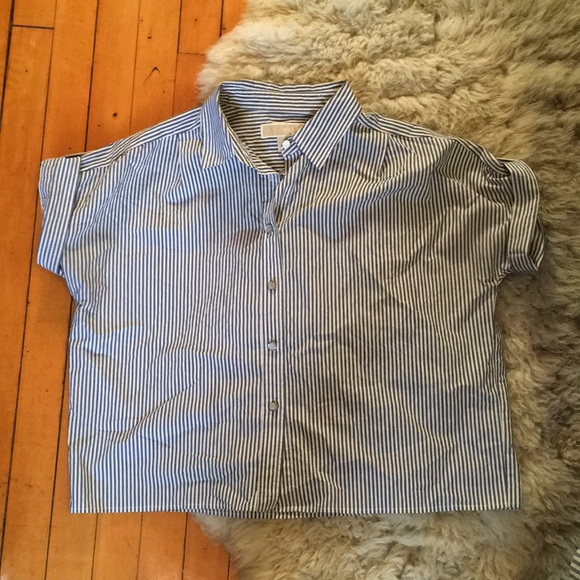 Michael Kors Tops - **LAST CHANCE Michael Kors striped button down